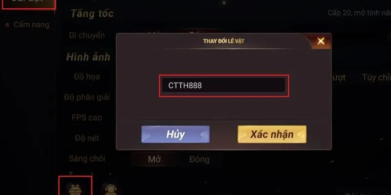 Sự kiện vòng quay may mắn để nhận phần thưởng
